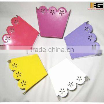 Galvanived Tin Sqaure Shape Plant Pot photo-2