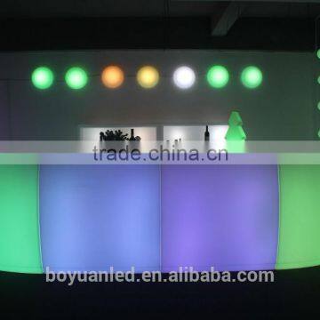 Outdoor Design Modern LED Illuminated Bar Counter Plastic photo-5