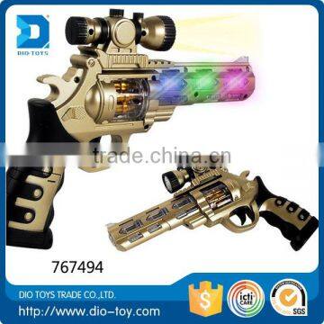 B/O Educational fiveshooter plastic toy pop gun