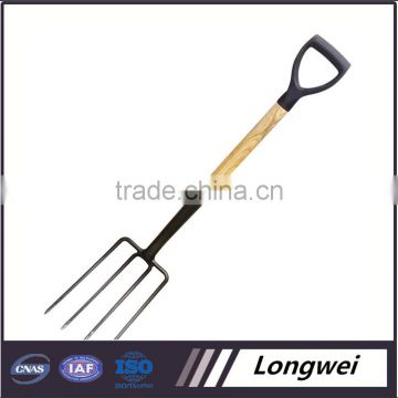 2015 Fiberglass handle Steel garden Fork used for farming