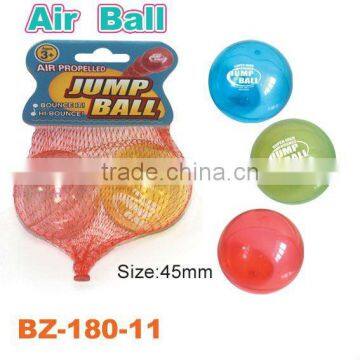 Novelty 45mm TPU glitter bouncing air ball