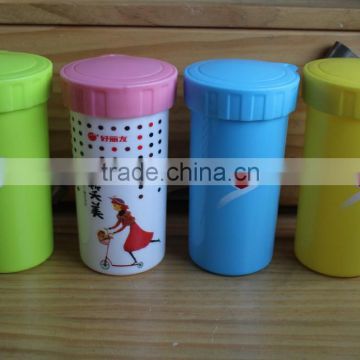 260ml plastic solid color cup