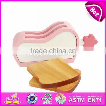 2017 New Products Children Pretend Play Miniature Wooden Toaster Toy W10D154 photo-4