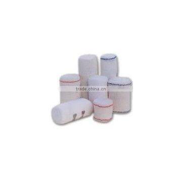 100% Pure Cotton Elastic Crepe Tape Bandage Sizes CE FDA Certificated Manufacturer