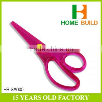 Factory price HB-SA005 Cute Safety Mini Plastic scissor