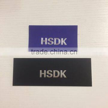 2017 Customized Logo Hot Stamping Paper Hang Tags With Embossed Technology photo-4