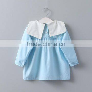 2017 Wholesale Girls Spring Boutique Embroidery Pineapple Lapel t Shirt photo-5