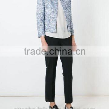 Nice Design Outdoor Ladies Elegant Tweed Jacket Low Price photo-3