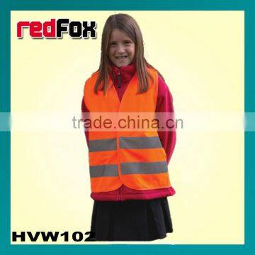 orange kids reflective safty vest