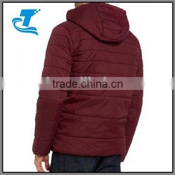 Men Winter Padded Nylon Jacket With Hood photo-3