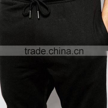 Custom Plain Black Sports Servis Shoes Joggers With Side Pockets Wholesale photo-4