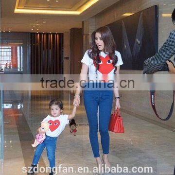 China Guangzhou Garment Manufacture Custom t Shirt Printing 100% Cotton Kid's White T-shirt Boutique Clothing photo-4