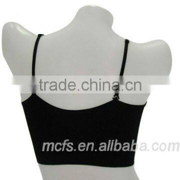 Hot Black Sexy Fancy Bra Top Intimates Ladies Lingerie Bras Women's Seamless Sport Bra photo-2