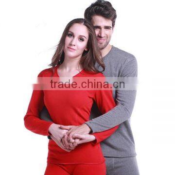 Suntex High Quality Solid Color Long Sleeve Heated Thermal Clothing 2015