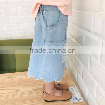S16964A Children Jeans Denim Trousers for Girls photo-4