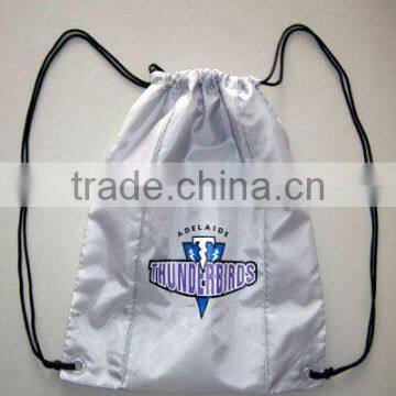 logo printed polyester waterproof backpack
