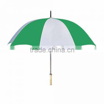 48" Arc Automatic Open Umbrella - Nylon Canopy, 33" Long, Has a Metal Shaft With Wooden Handle and Comes With Your Logo photo-3