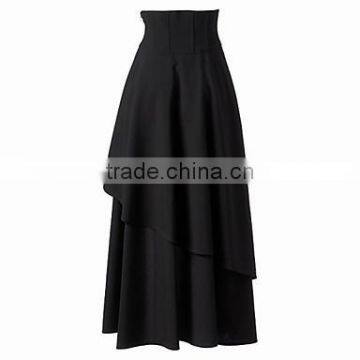 Walson 2017 Womens Steampunk Gothic Black Long Skirt photo-3