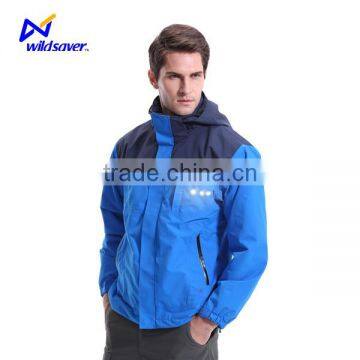 LED Reflective Light Mens Windbreaker Wholesale Custom photo-4