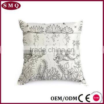 24 Square DIY Painting Thai Silk Pillow Cover photo-4