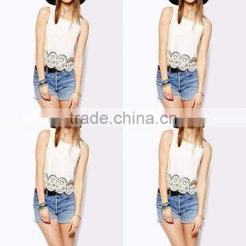Chiffon Camisole2017 Women Different Size for Choice & off Shoulder Printed Geometric More Colors for Choice Sold By PC photo-2