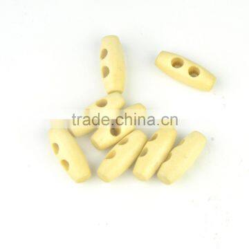 2 Holes Natural Wooden Buttons Sewing Horn Toggle Buttons For Coat Cloth Accessories photo-4