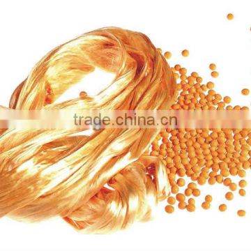 Soybean staple fiber