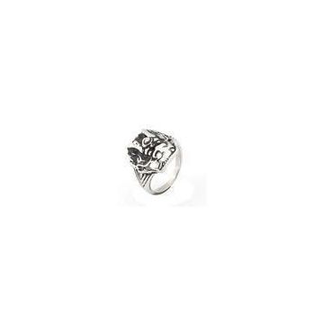 stainless steel gothic ring