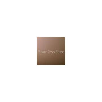 Bead Blasted Bronze Anti-fingerprint 201, 304, 316, 430 Colored Stainless Steel Sheet