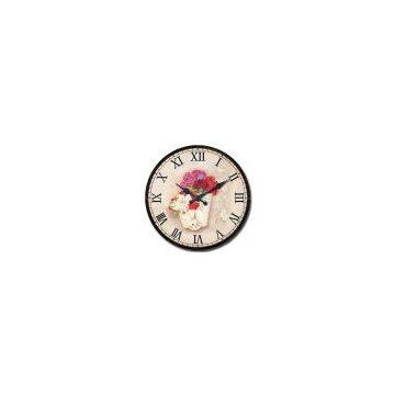 Art wall clock/wooden wall clock/decorative clock