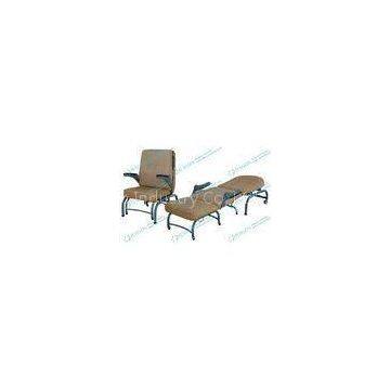 Steel Coated Aluminum Alloy Hospital Furnitures sleeper chairs for Accompany patient