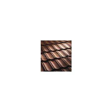 Eco Orange Classic glavalume Steel Roofing Tiles Stone chip , No foam