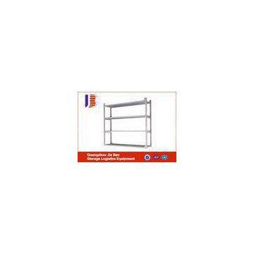 Steel Light Duty Racking System Slotted angle shelving with wooden / laminated board