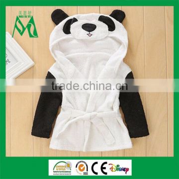 Bathrobe children kids hooded terry bathrobe towel fabric