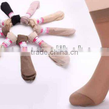 Hot Selling Good Quality Velvet Silk Ultra-thin Transparent Short Daily Socks