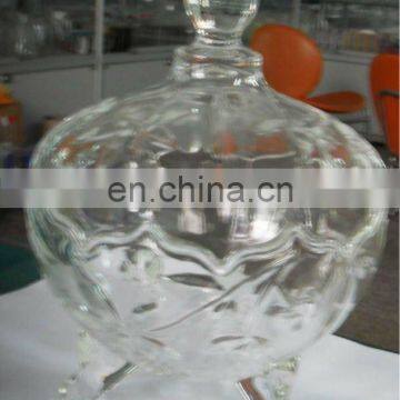 glass candy pot