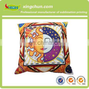 2015 wholesale factory supplier comfortable full color print cushion