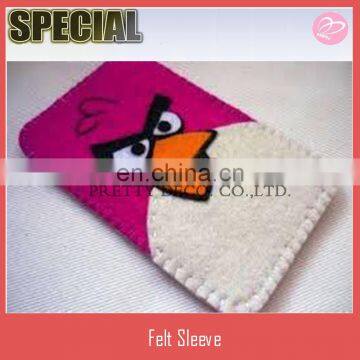 Carton bird style felt smartphone case