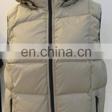 2016 Down Feather Ladies Jackets Sleeveless Hoddie Jacket Women Winter Top Coat Winter Coat Female Coat