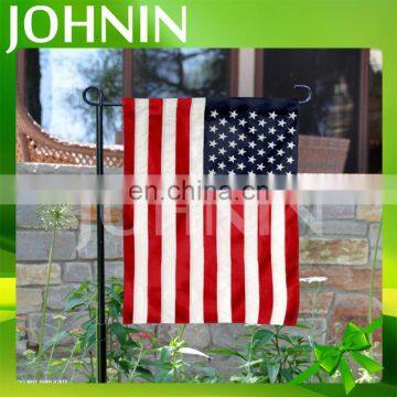 factory promotion high quality digital print outdoor small garden flags