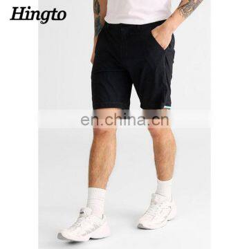 Black color plain men tennis shorts pants