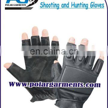 Custom made by Polar Neoprene Finger less Shooting Gloves