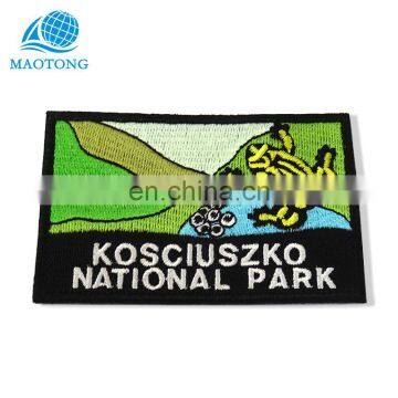 OEM China Factory Cheap Custom Personalized 3D Traveling University Embroidery Blank Patches for Embroidery photo-3