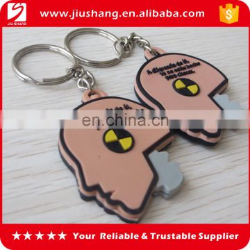 new style soft gift pvc keychain with logo