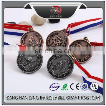 Souvenir Gifts 3D Relief Design Bronze-plated sports Medals