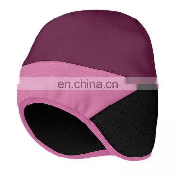 Winter windproof plain polar fleece beanie
