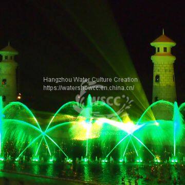 Fountain Show Musioc Dancing Fountian LED Show Fire Show in the River or Lake photo-5