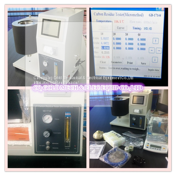 GD-17144 ASTM D4530 Gold Micro Carbon Residue Analyzer