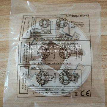 24V Combination Smoke and Heat Detector Multi Detector 4 Wire Smoke Heat Alarm Sensor for Fire Alarm System photo-4