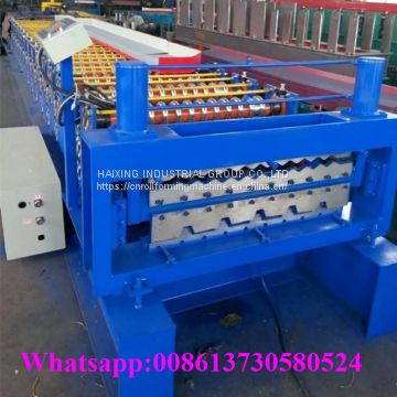 Iron sheet corrugated roll forming machine